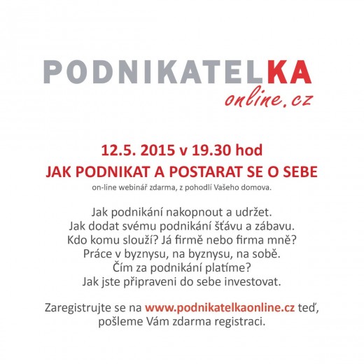 podnikatelka online